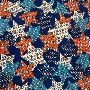 NWT LuLaRoe Americana Patriotic Bomb pops Popsicles Star Irma Sz S